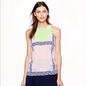 J Crew Ditsy Floral Tank Top D5
